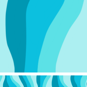 Aqua Waves Print