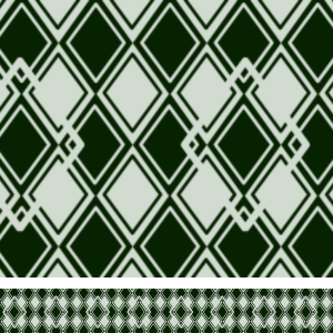 Evergreen Diamond Print