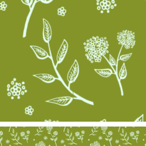 Flowering Greens Print
