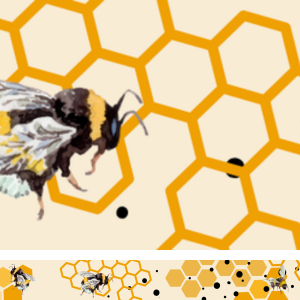 Honeybees Print