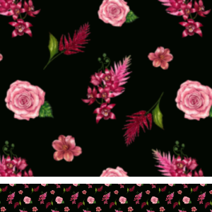 Midnight Floral Print