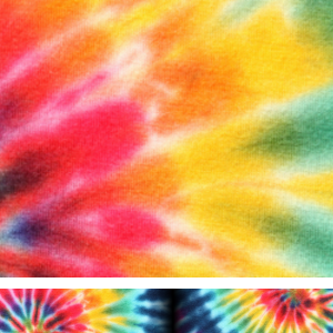 Rainbow Tie-Die Print