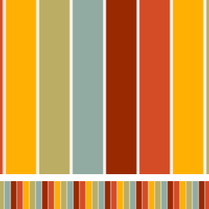 Retro Stripes Print