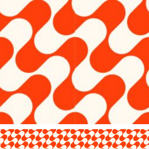 Retro Waves Print