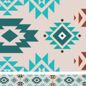 Southwest Turquoise Print
