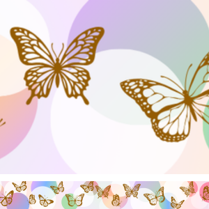 Butterfly Pastels Print